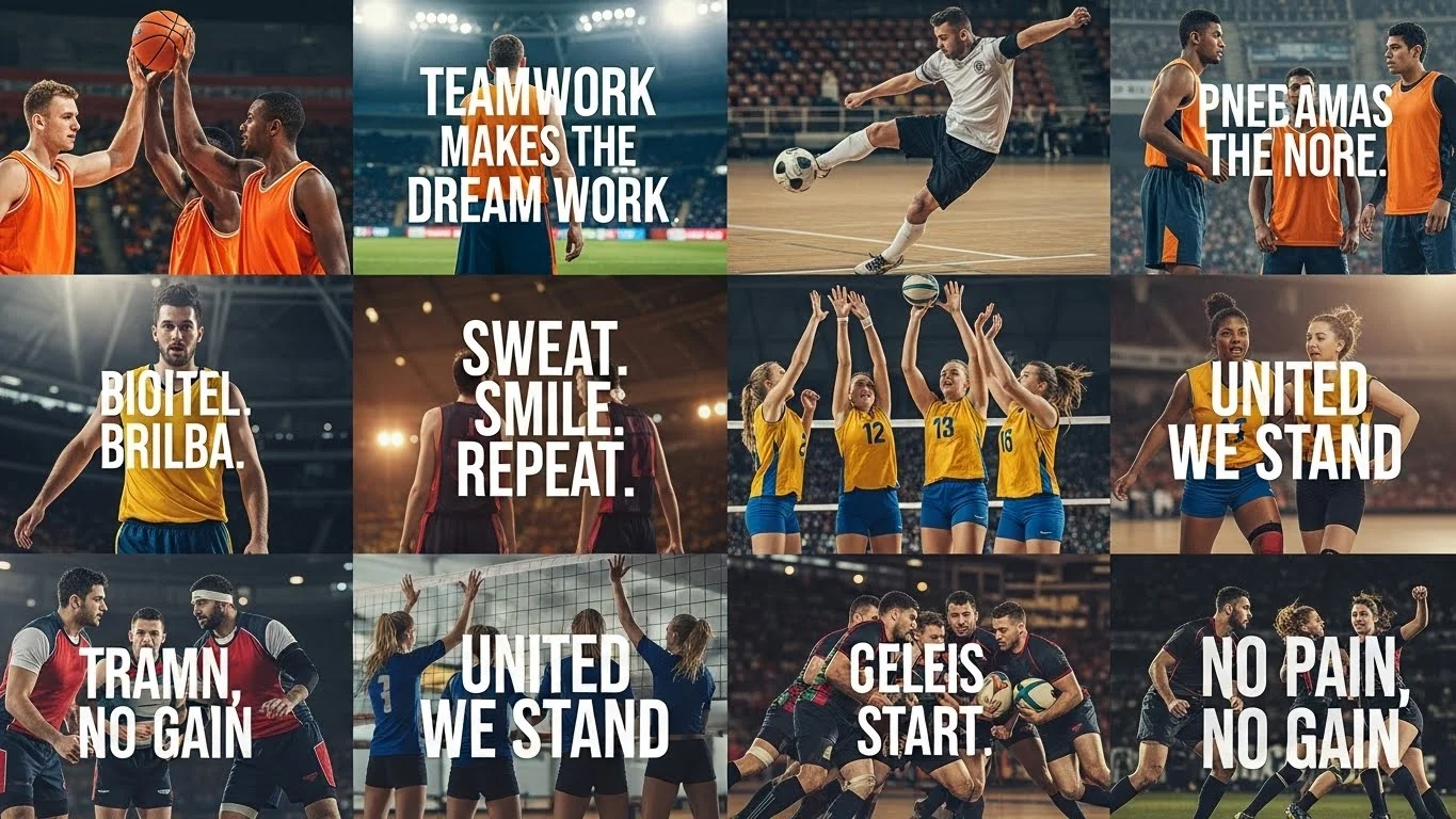 Team sport slogans