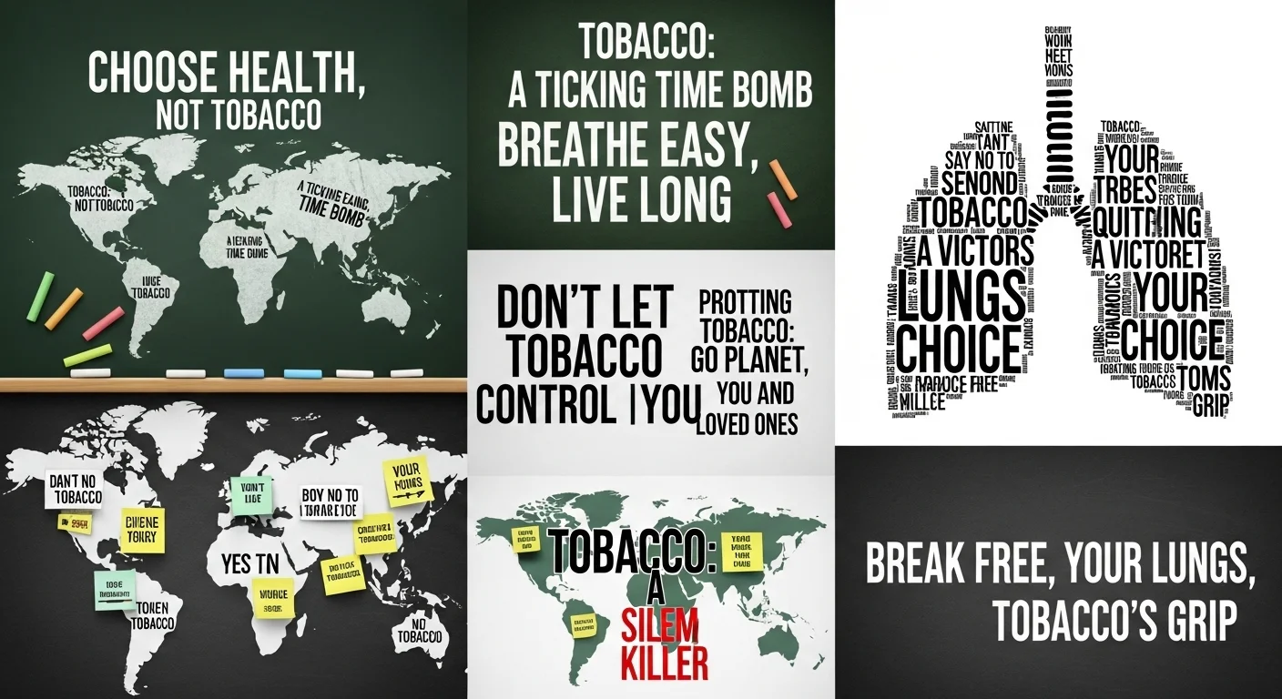 World No Tobacco Day Slogans
