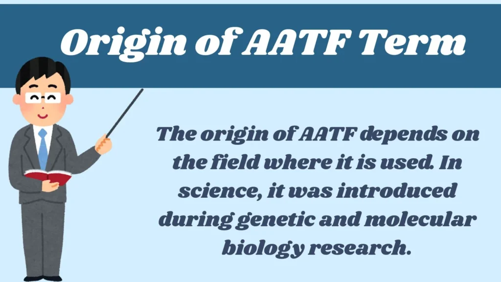  Origin of AATF Term 