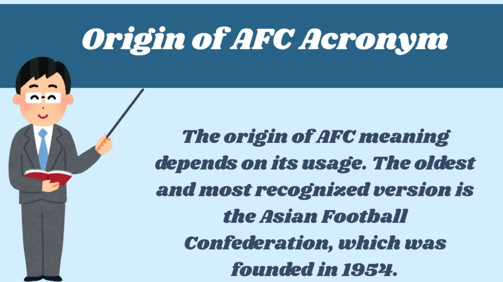 Origin of AFC Acronym