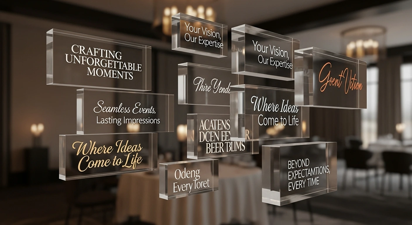 Event Planning Slogans