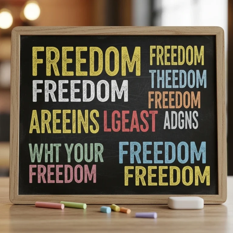 freedom slogans