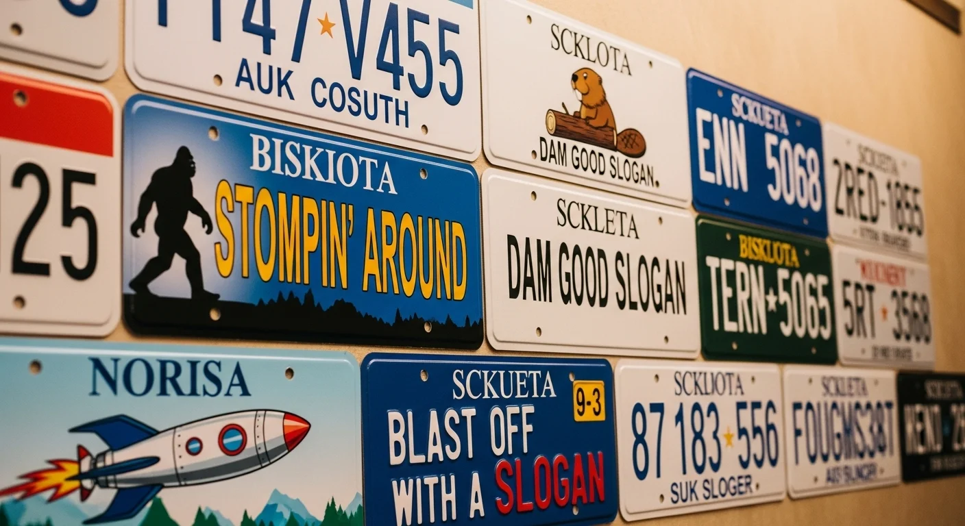 license plate slogans
