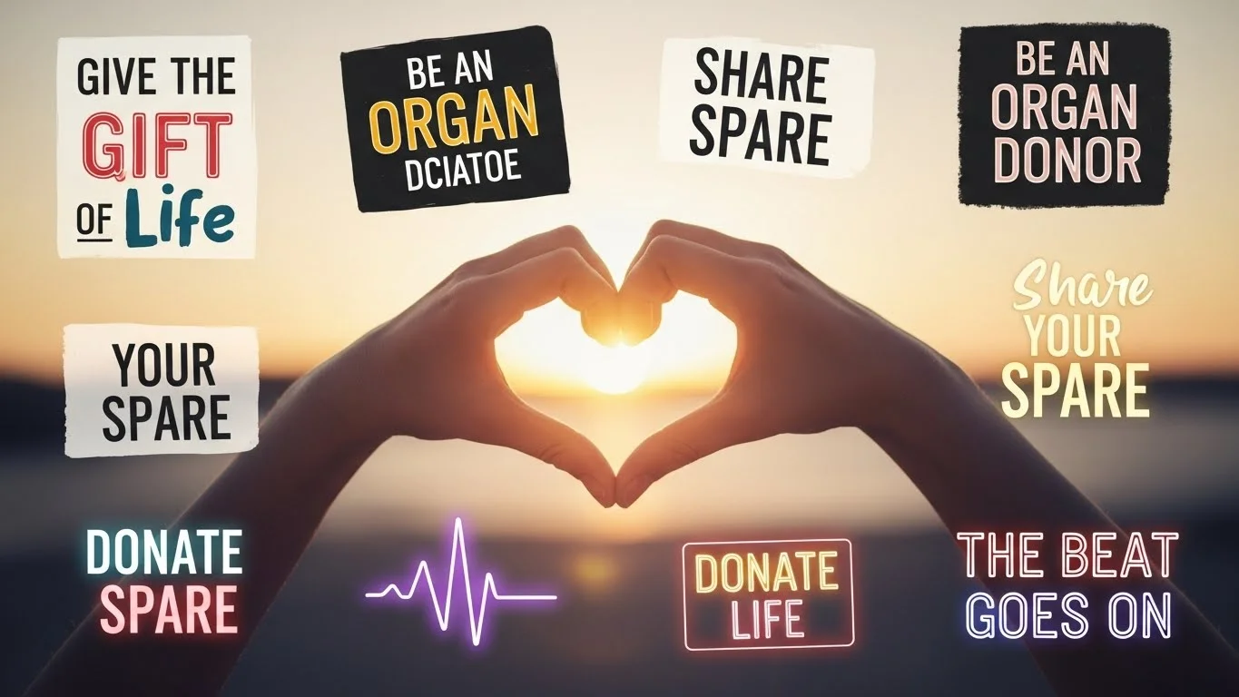 organ donation slogans