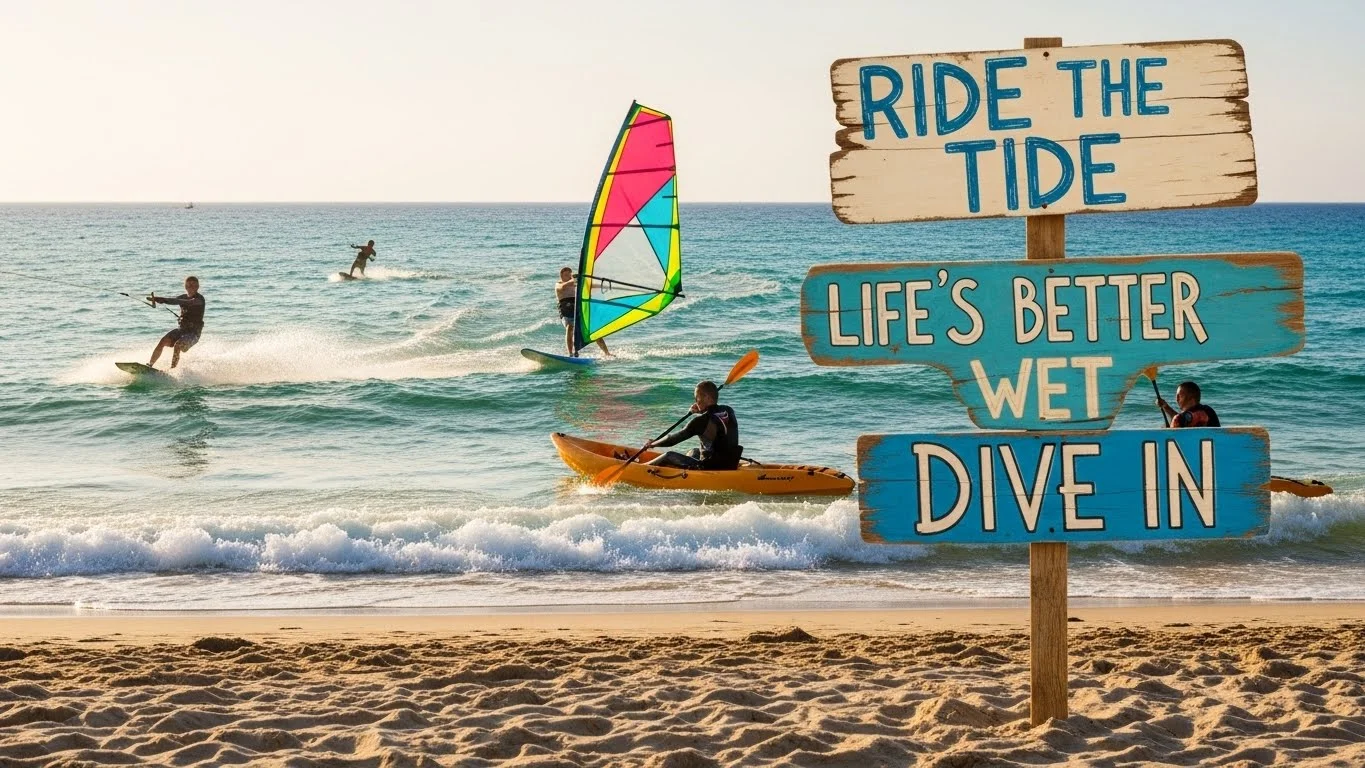 water sports slogans