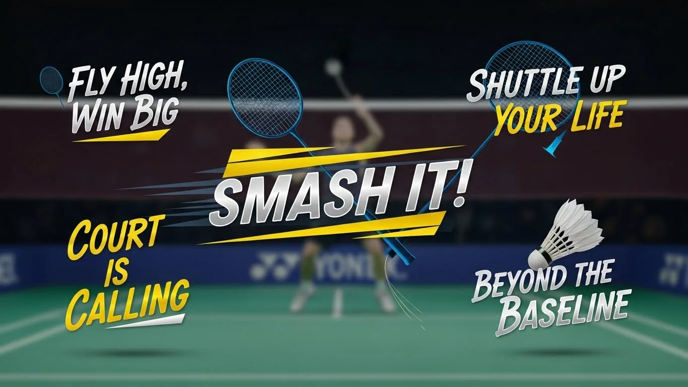 badminton slogans