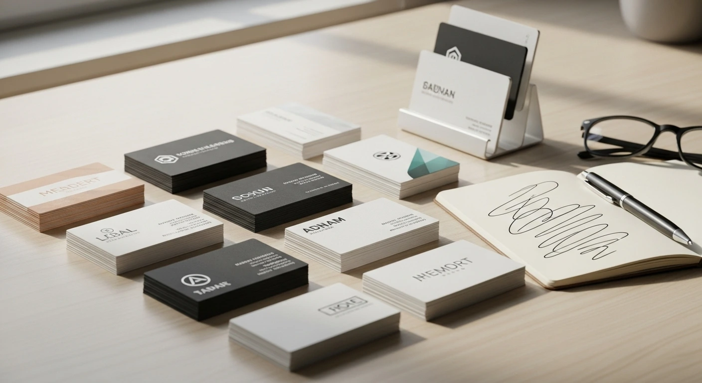 business card sloans