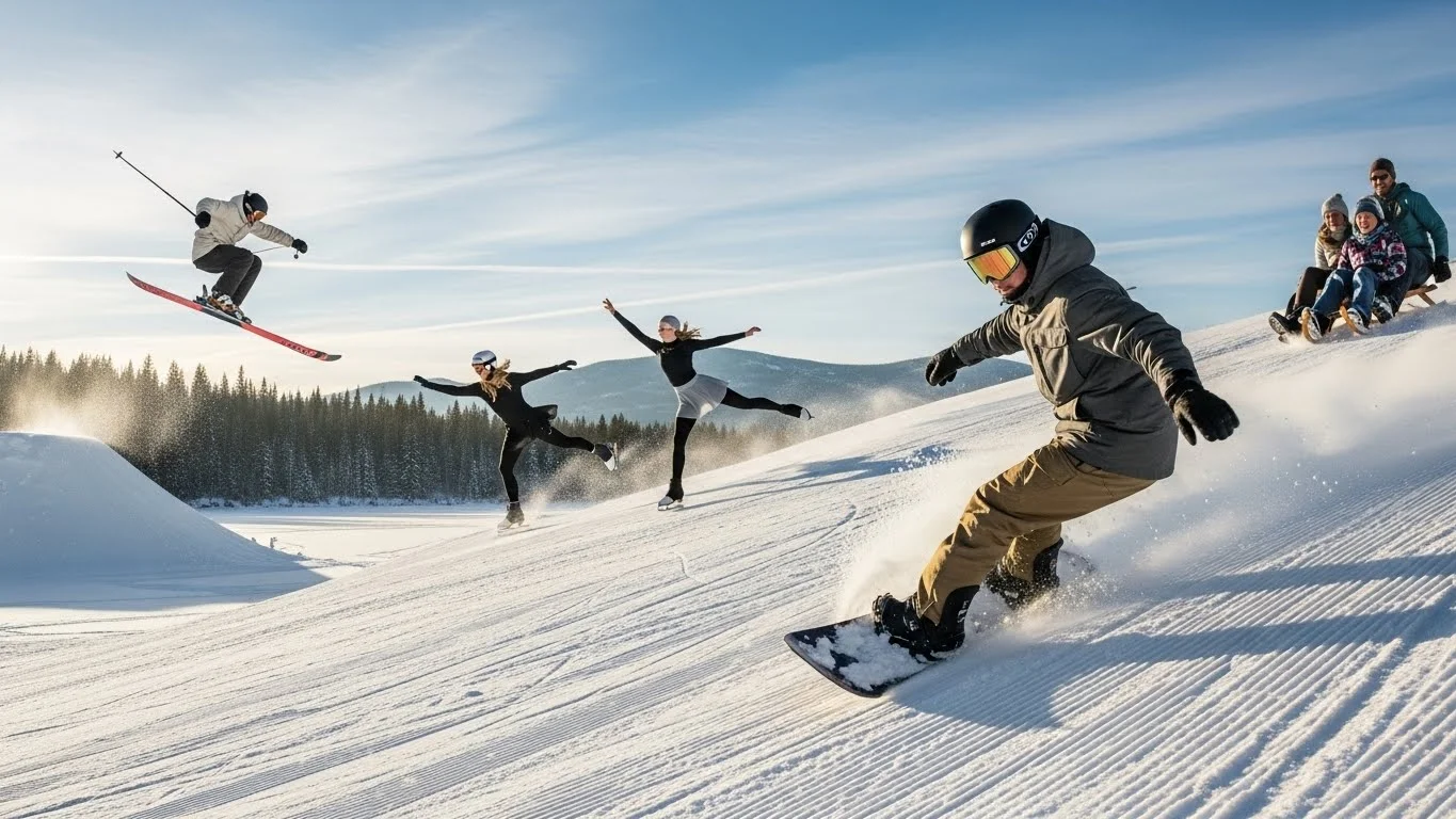 winter sports slogans