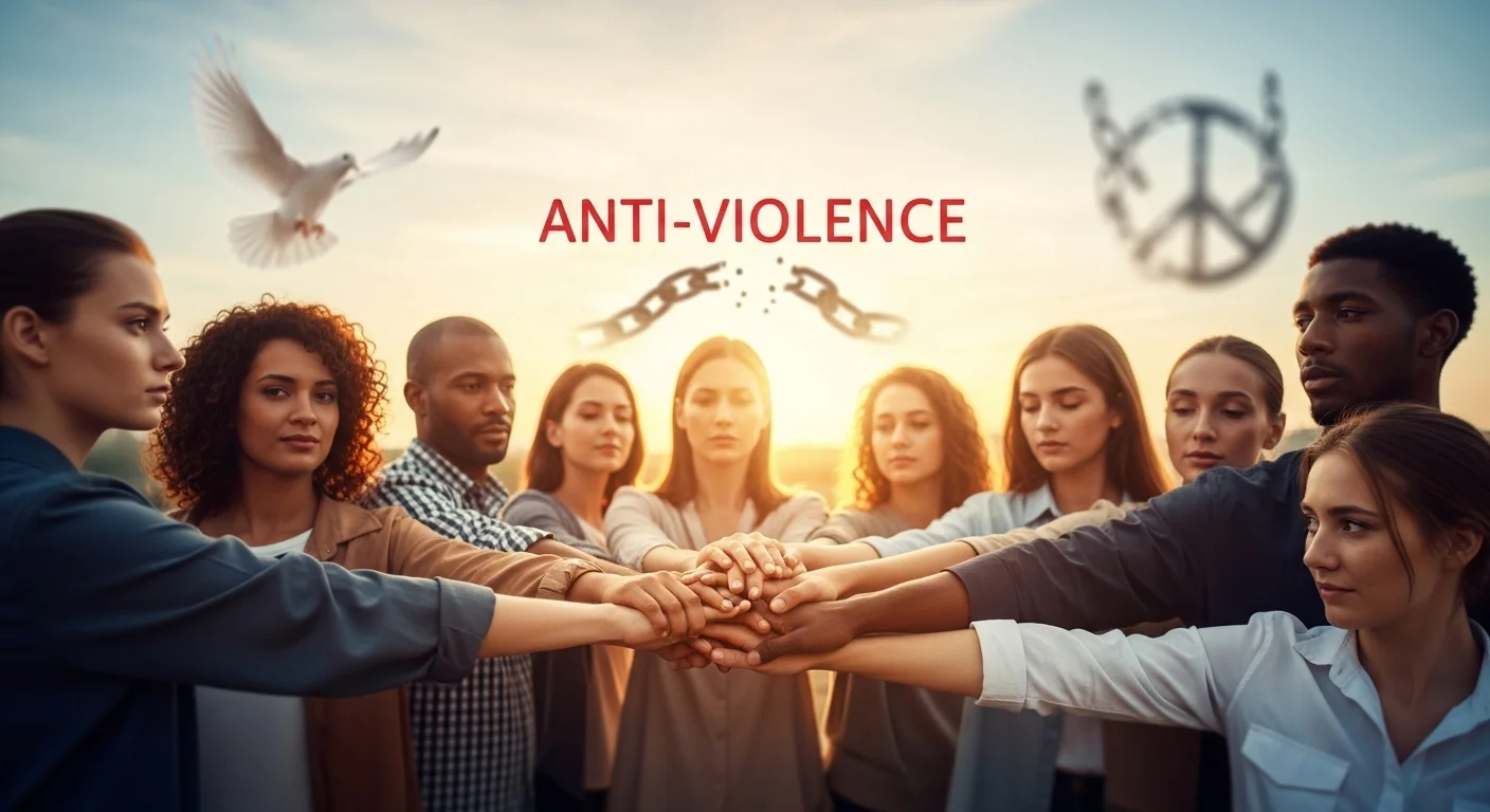 anti-violence slogans