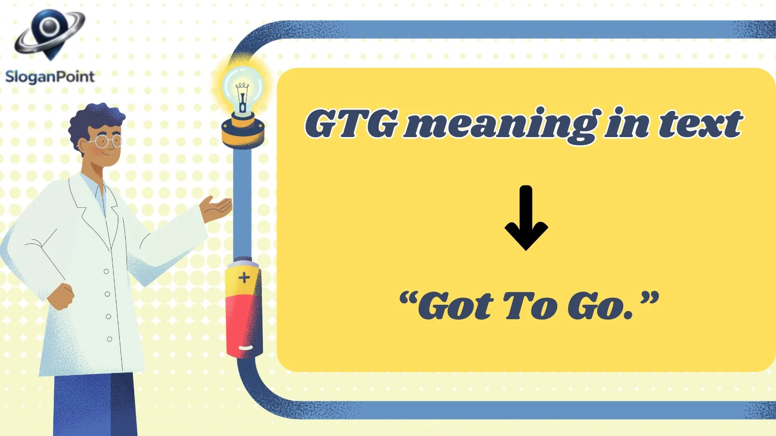GTG meaning in text 