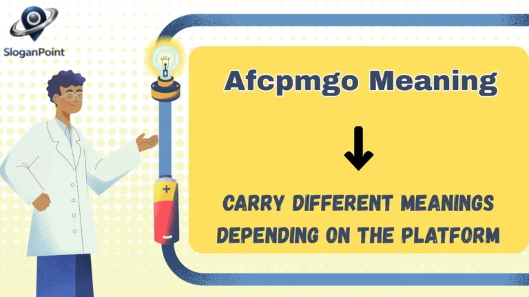 Afcpmgo Meaning